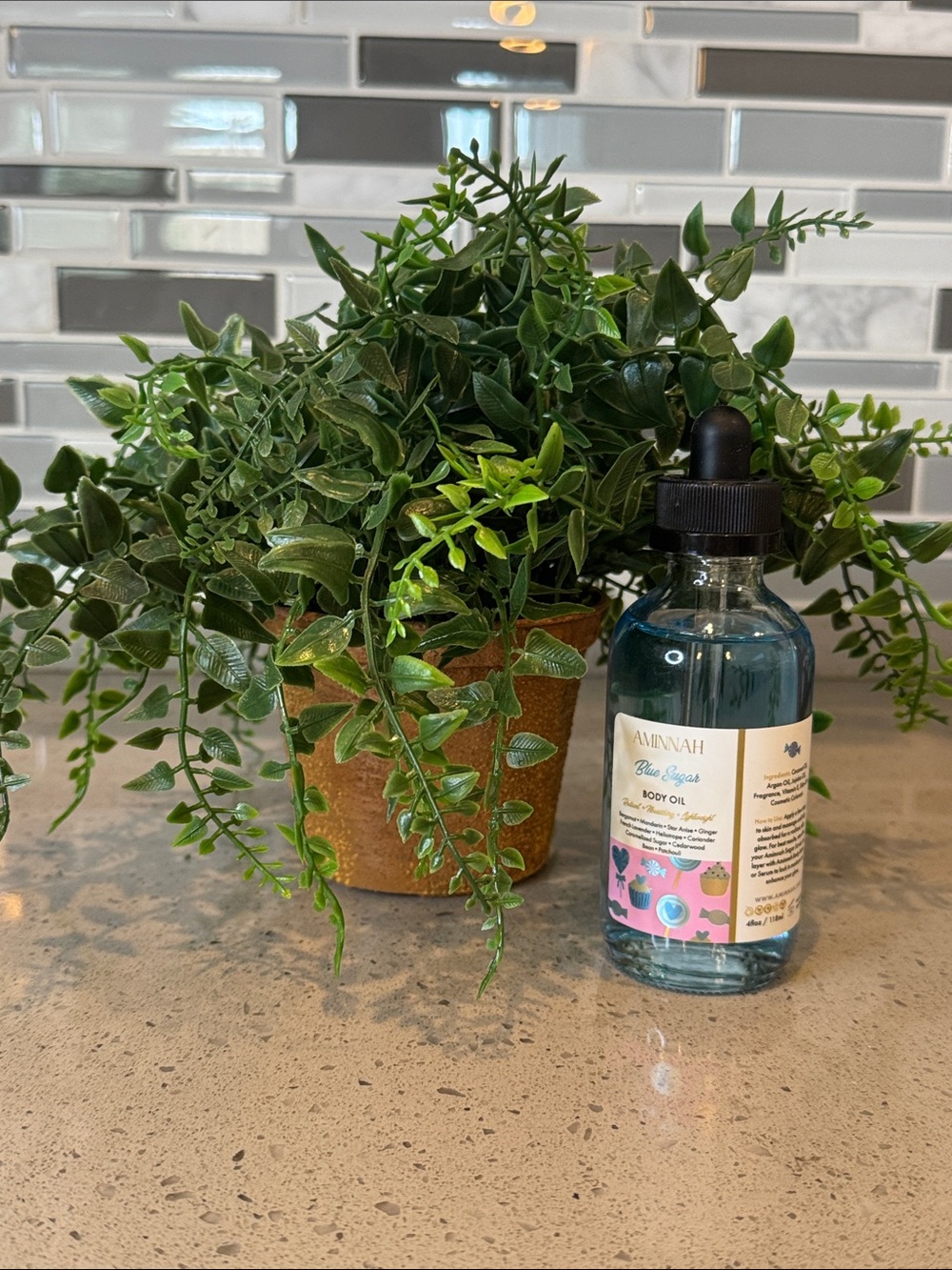 AMINNAH - BLUE SUGAR BODY OIL